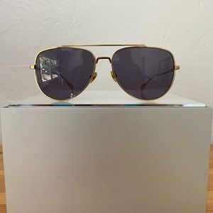 Never Worn Sicky Aviators - Shiny Gold